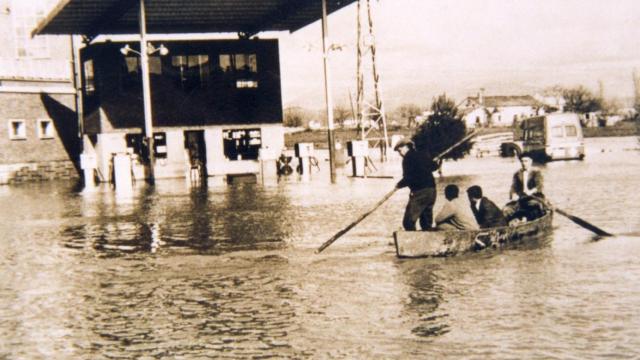 Inundaciones históricas en Talavera. Imagen de archivo.