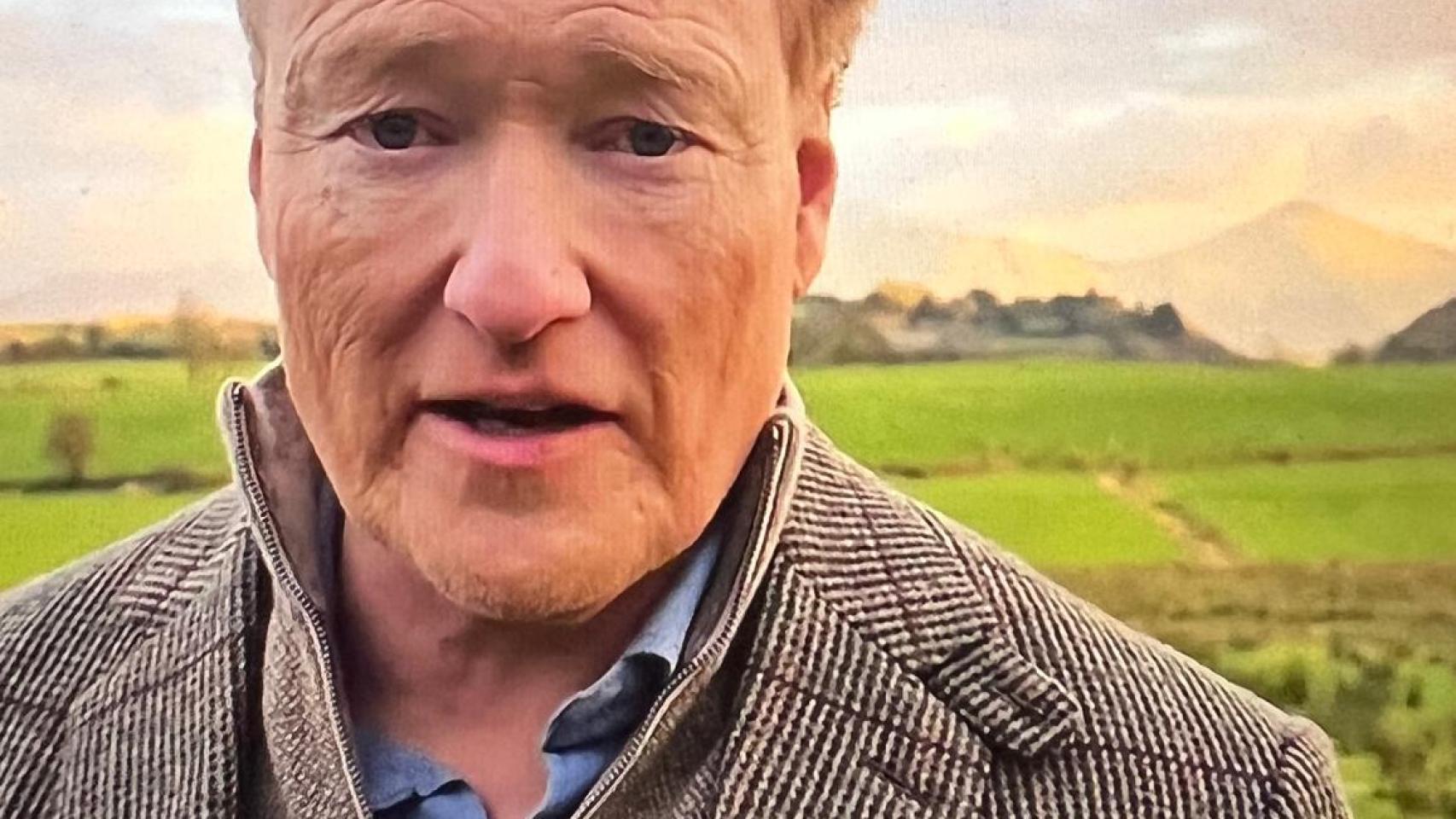 El cómico y presentador americano Conan O'Brien ha estado este miércoles grabanado en Toledo.