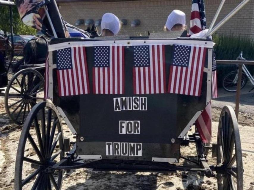 El voto amish, clave en el triunfo electoral de Trump en Pensilvania.