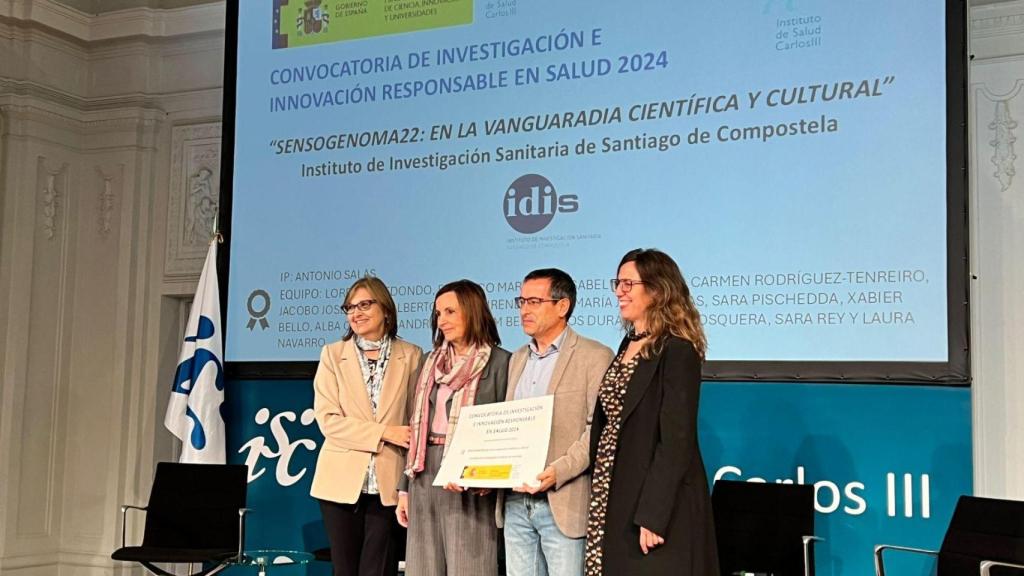 El Instituto de Salud Carlos III premia la iniciativa científica del IDIS, Sensogenoma.