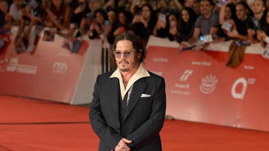 Johnny Depp, en un festival de cine