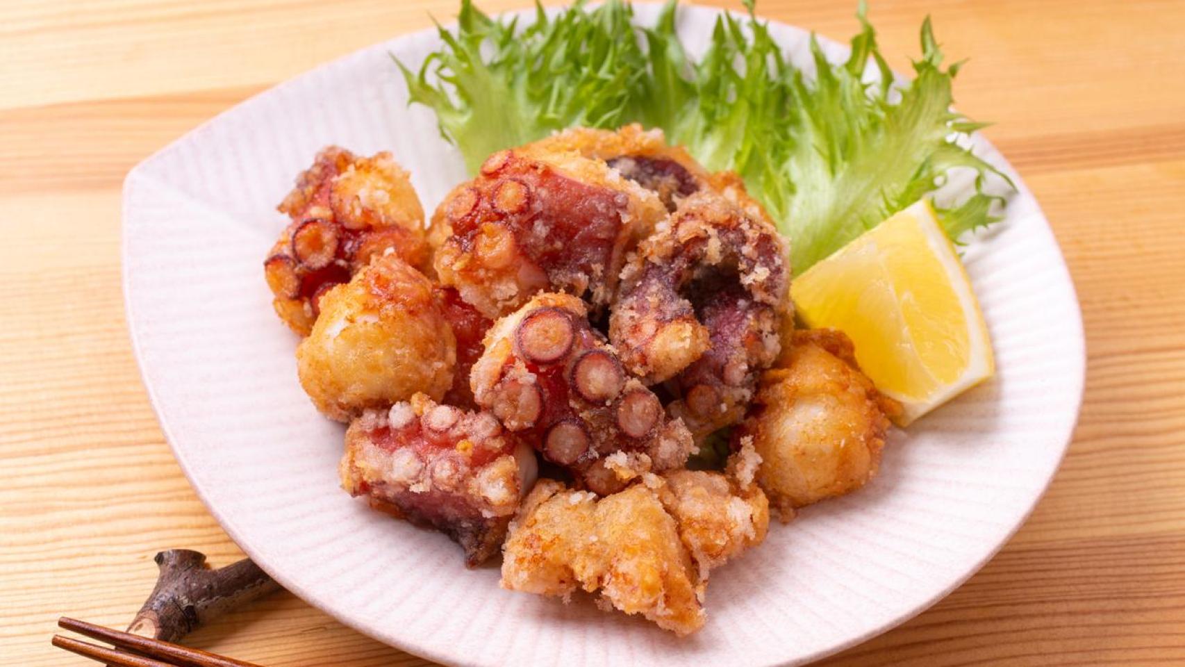 Pulpo gallego frito.