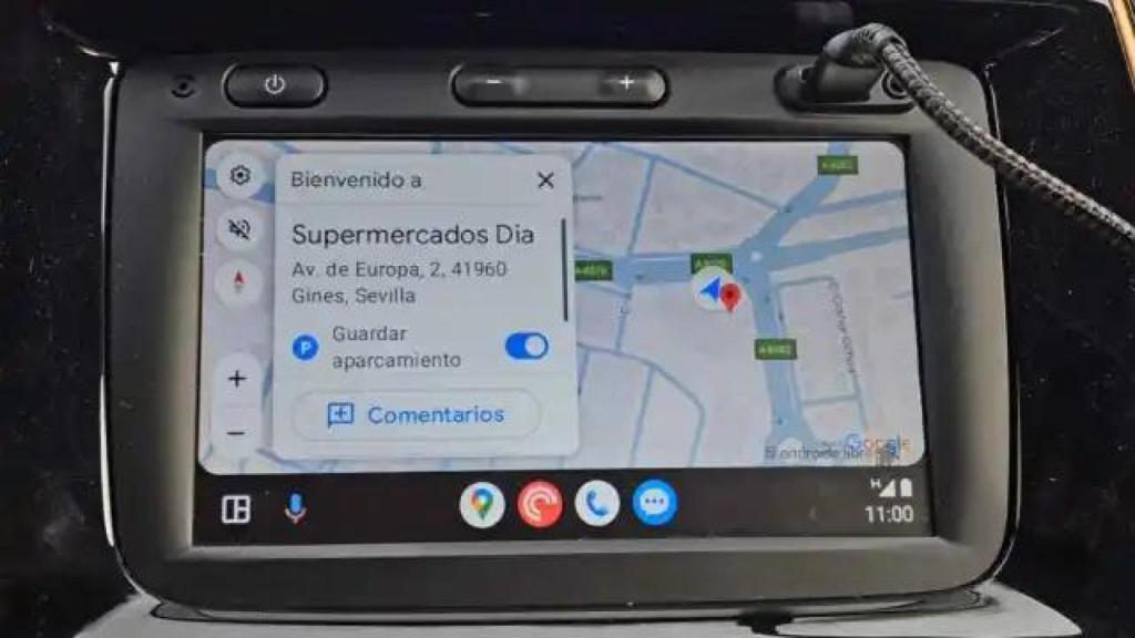 Save parking in Android Auto