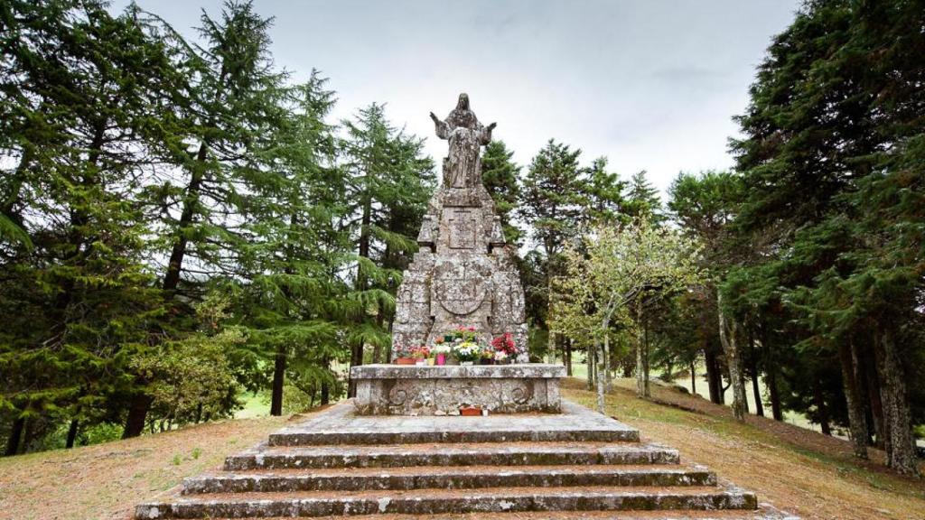 Vista del Sagrado Corazón de Jesús de Cuntis