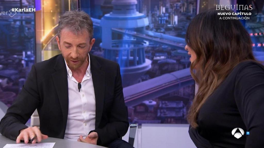 Pablo Motos entrevista a Karla Sofía Gascón en 'El Hormiguero'