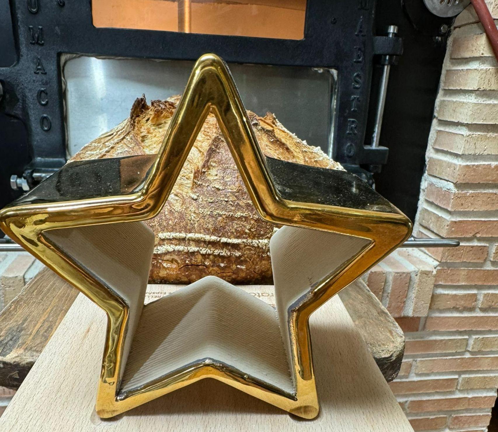 La hogaza premiada con la 'estrella de oro'.