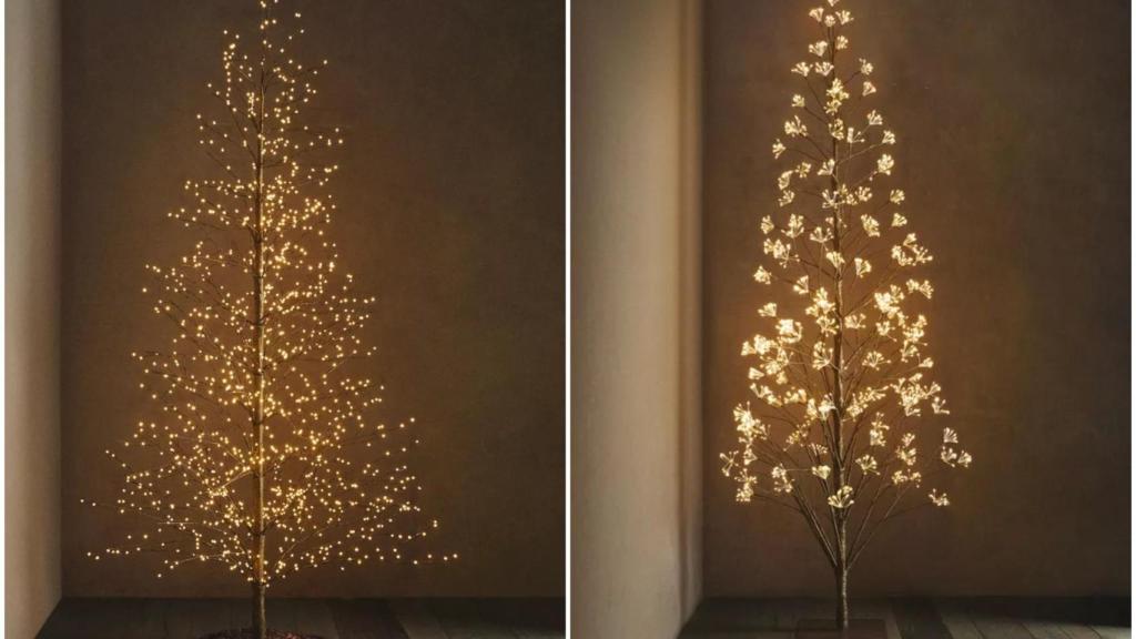 Árbol de Navidad luminoso de Zara Home.