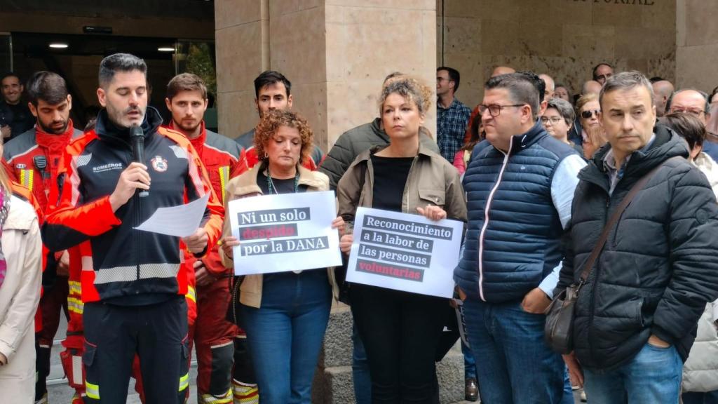 Concentración en Albacete. Foto: UGT.