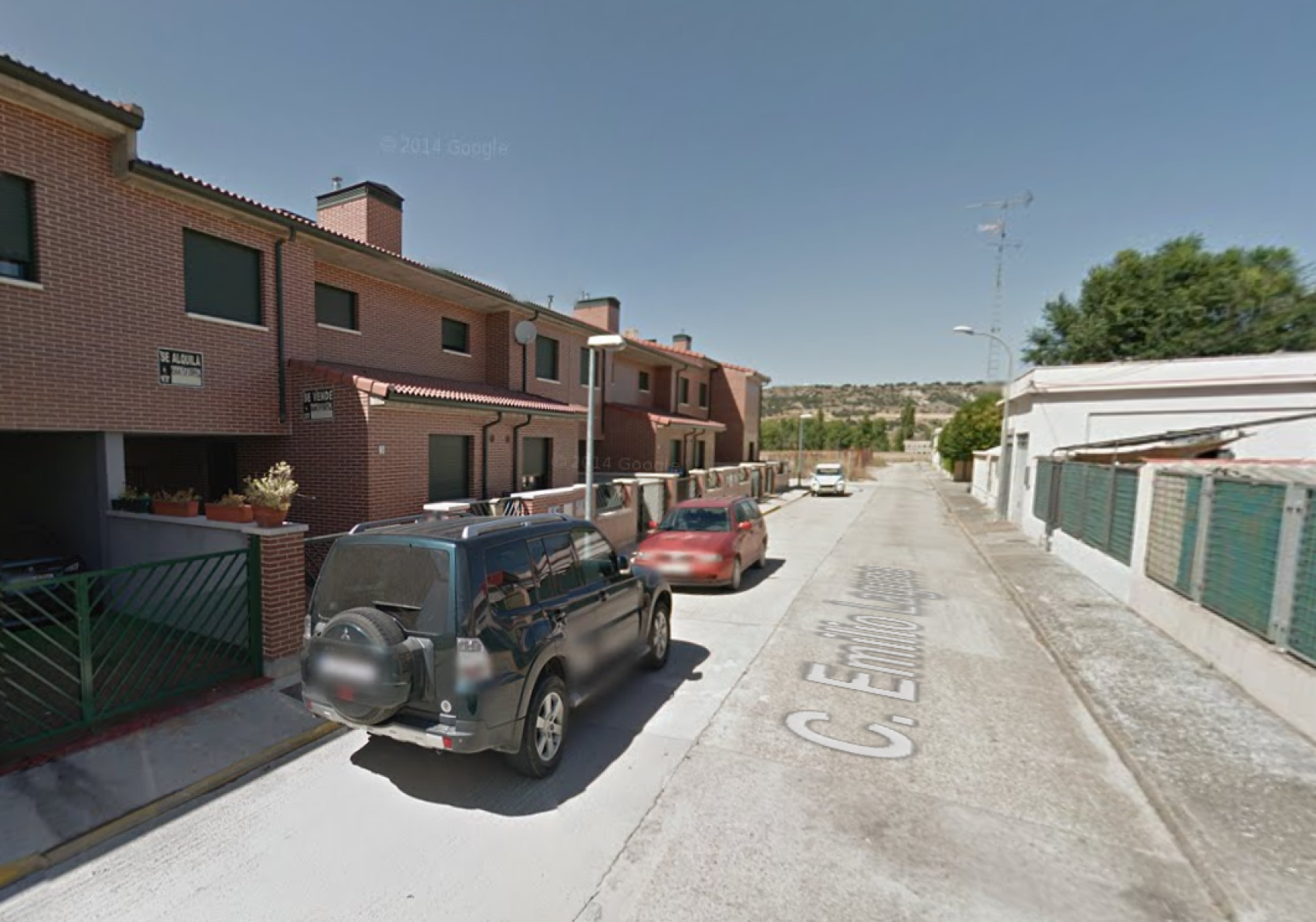 Calle Emilio Laguna en Sardón de Duero (Valladolid)