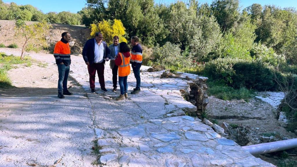 Una vista de la rambla de Villamartín, el año pasado, en el término de Orihuela.