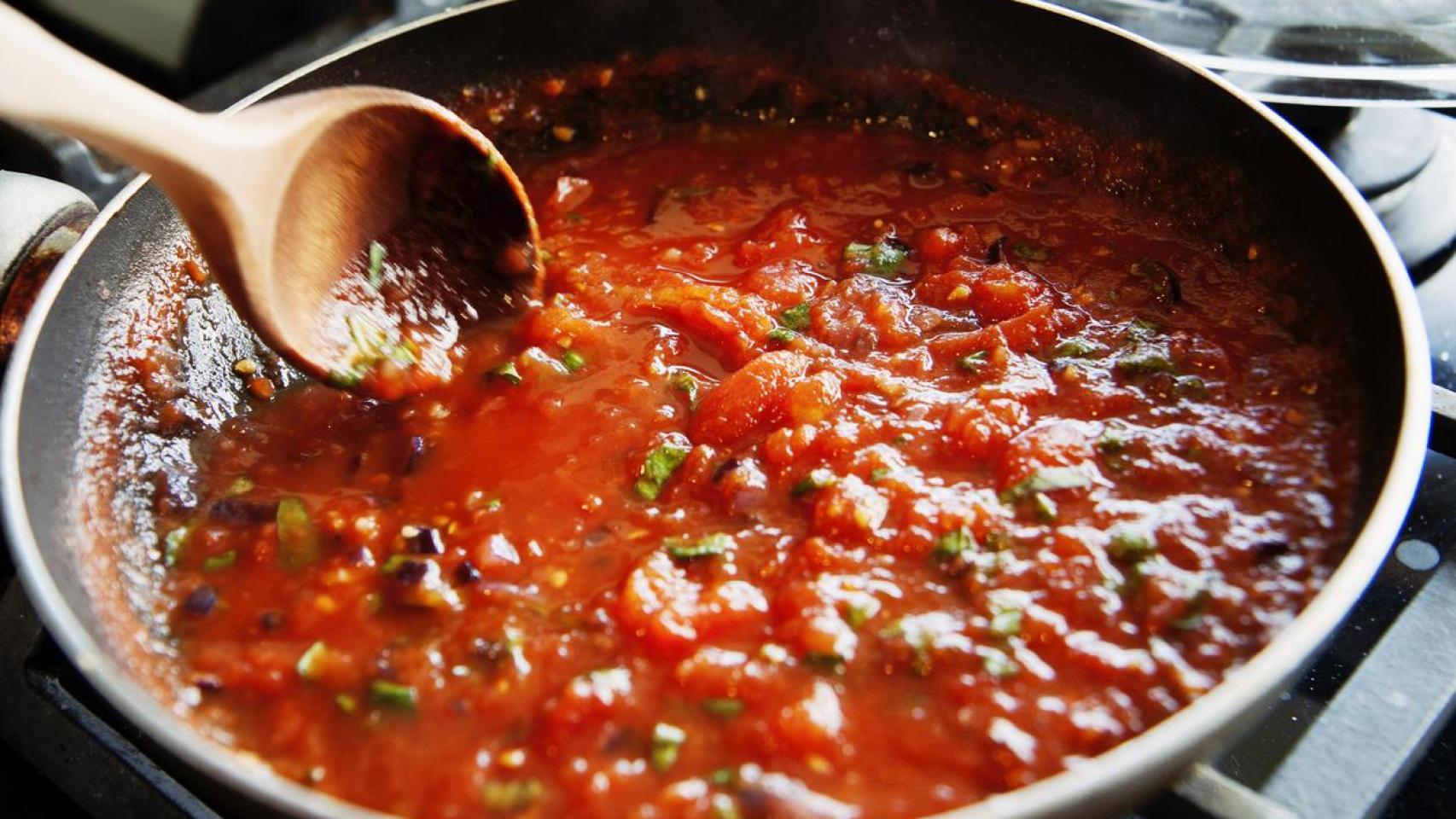 Salsa de tomate.