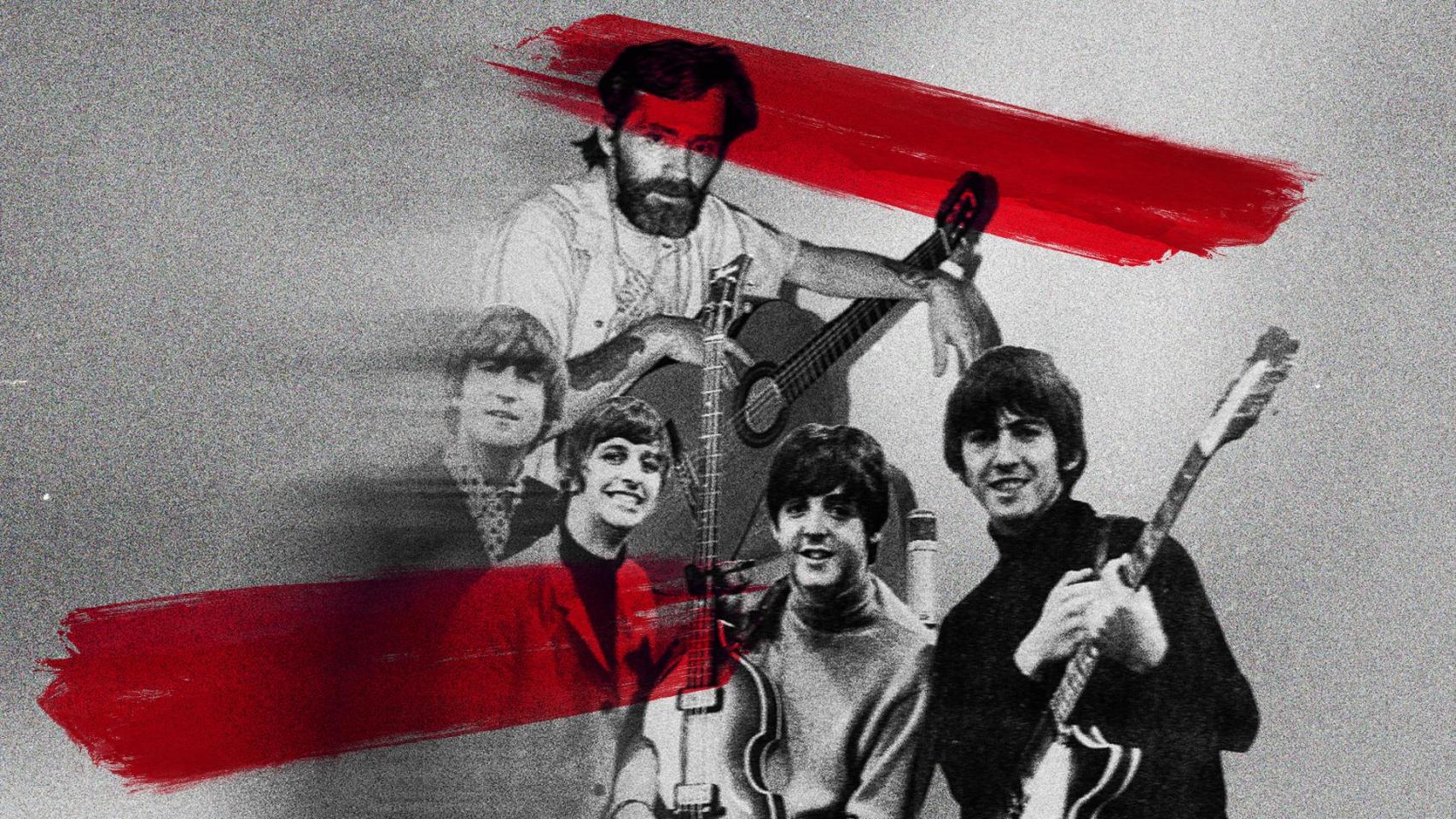 Charles Manson y The Beatles. Diseño: Rubén Vique.