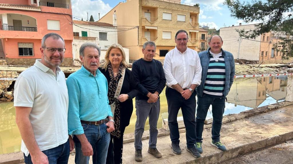 Visita de los responsables del PP de Cuenca a los municipios afectados por la DANA.