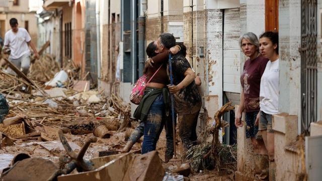 Los efectos de la DANA en Paiporta, el municipio más afectado por las riadas.