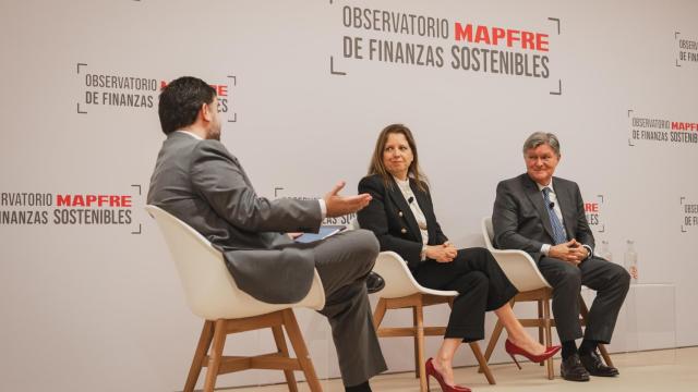 Elena Sanz, CEO de Mapfre Iberia  Luis Abad, CEO de CapGemini.