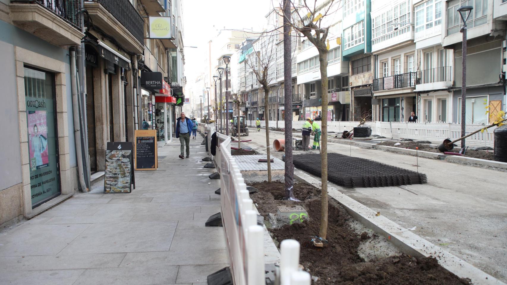 Avanza la reurbanización de San Andrés en A Coruña.