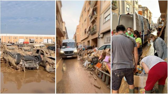 Voluntarios de Santiago viajan a Valencia para llevar provisiones a los afectados por la DANA.