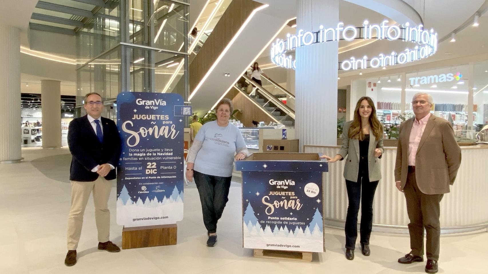 El Centro Comercial Gran Vía de Vigo inicia una campaña solidaria de recogida de juguetes para Navidad