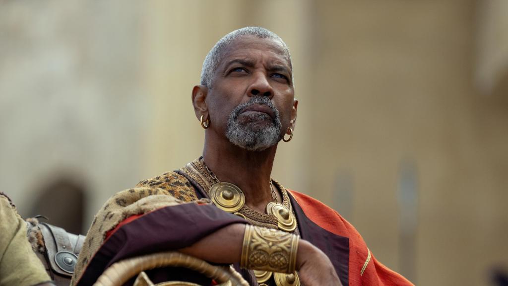 Denzel Washington como Macrinus en 'Gladiator II'