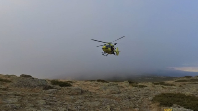 El rescate de un joven de 23 años tras sufrir una lesión en la Sierra de Guadarrama