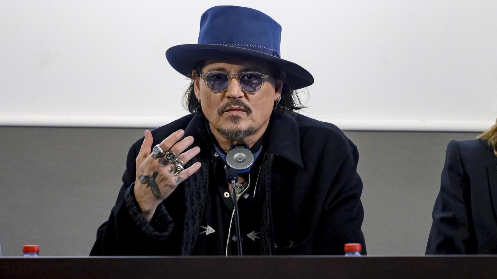 Johnny Depp, este sábado en el Festival de Cine Europeo de Sevilla. Foto: EFE/ Raúl Caro