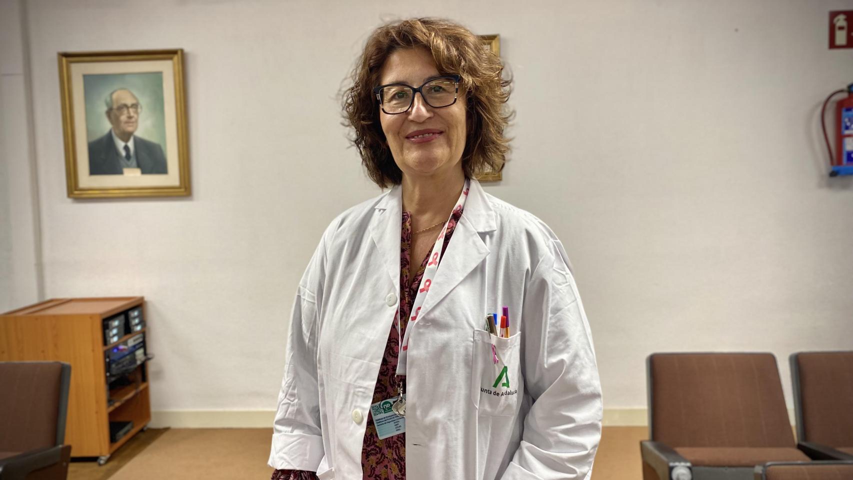 Mercedes Acebal, jefe de servicio de Radiodiagnóstico del Hospital Clínico de Málaga.