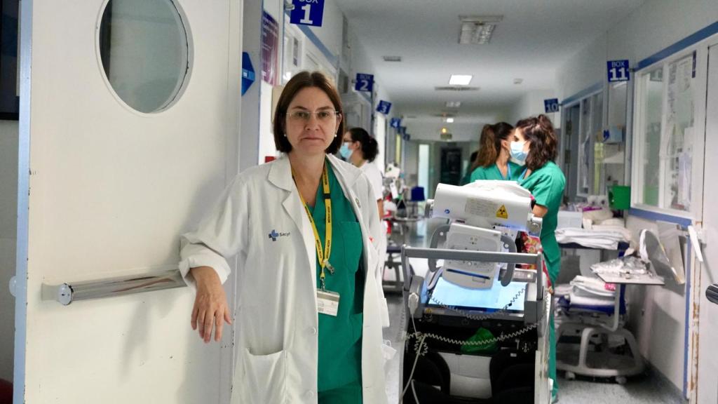 Elena Bustamante, responsable de la Unidad de Cuidados Intensivos del Hospital Clínico Universitario de Valladolid