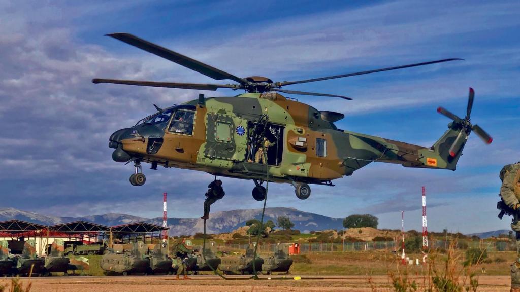 NH-90 del Ejército de Tierra durante unas maniobras