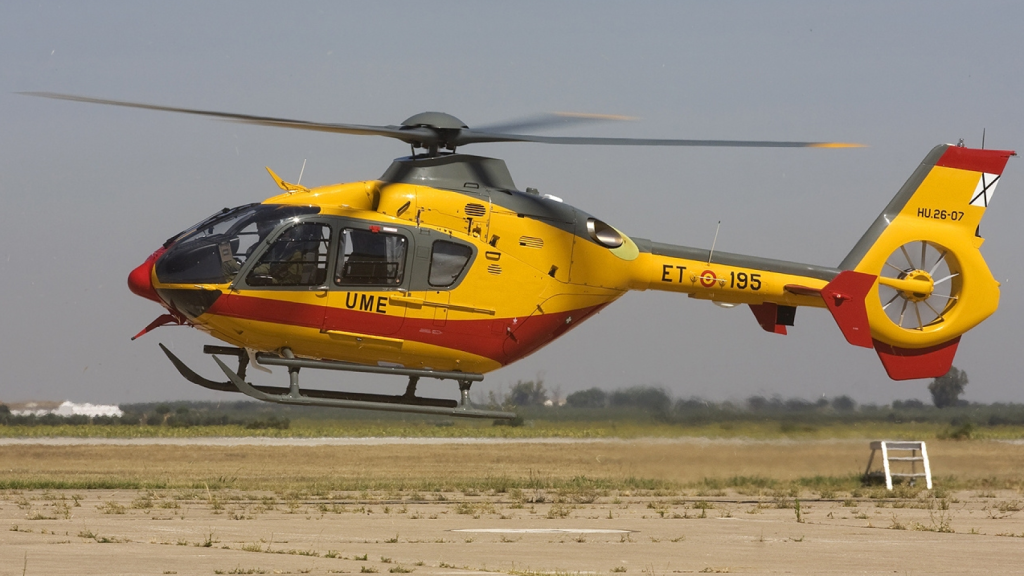 Helicóptero H135 de la UME