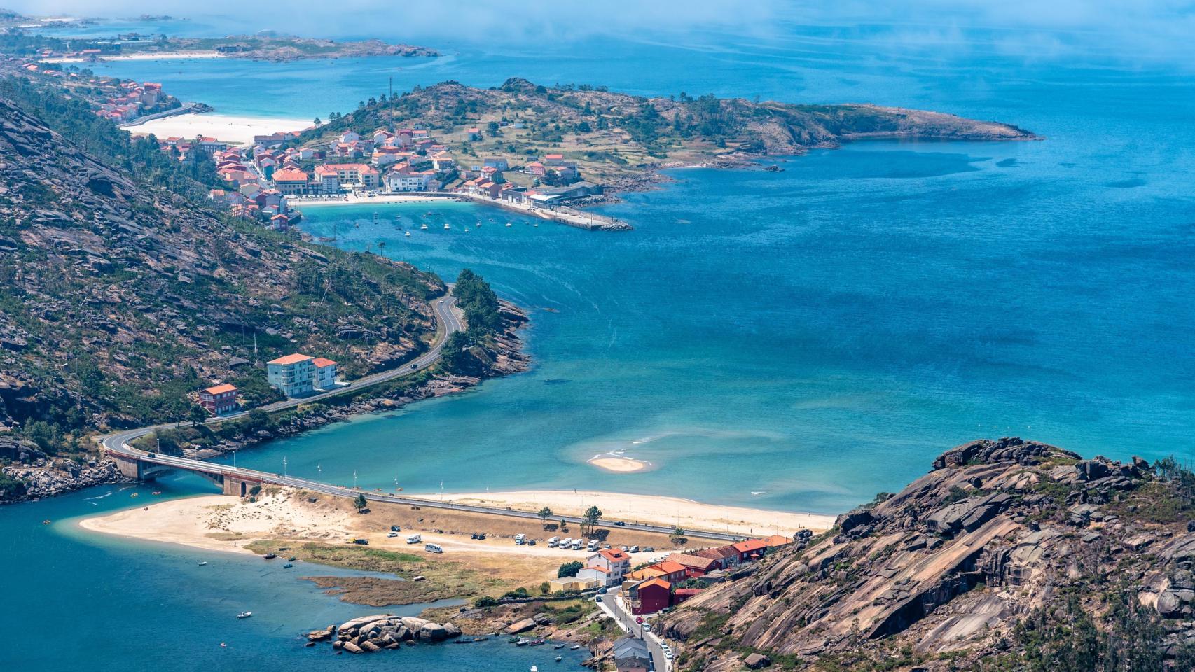 Vista de O Pindo, en la provincia de A Coruña