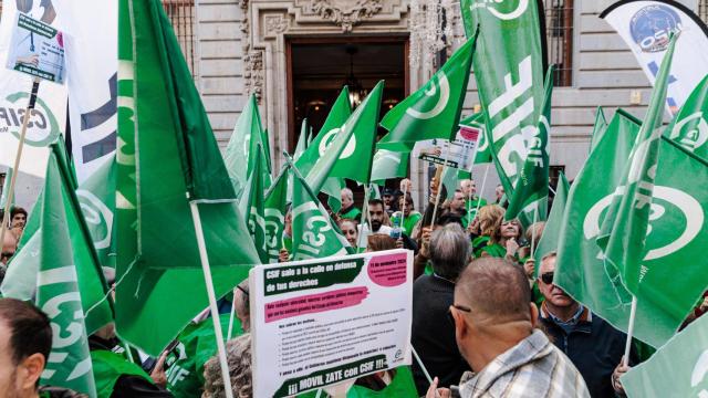 Manifestación de CSIF por la supresión de Muface en Madrid