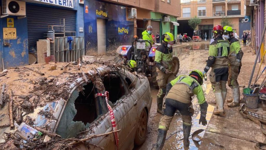 Los efectivos aragoneses, en la Comunidad Valenciana.