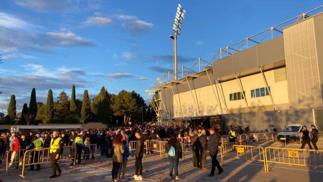 Imagen de El Alcoraz antes del partido de este sábado.