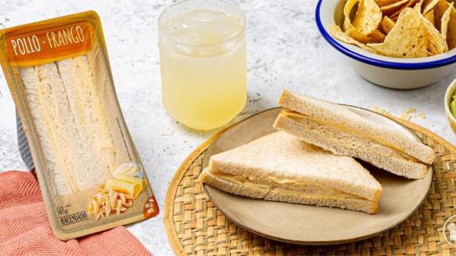 Un sándwich de pollo de Mercadona.