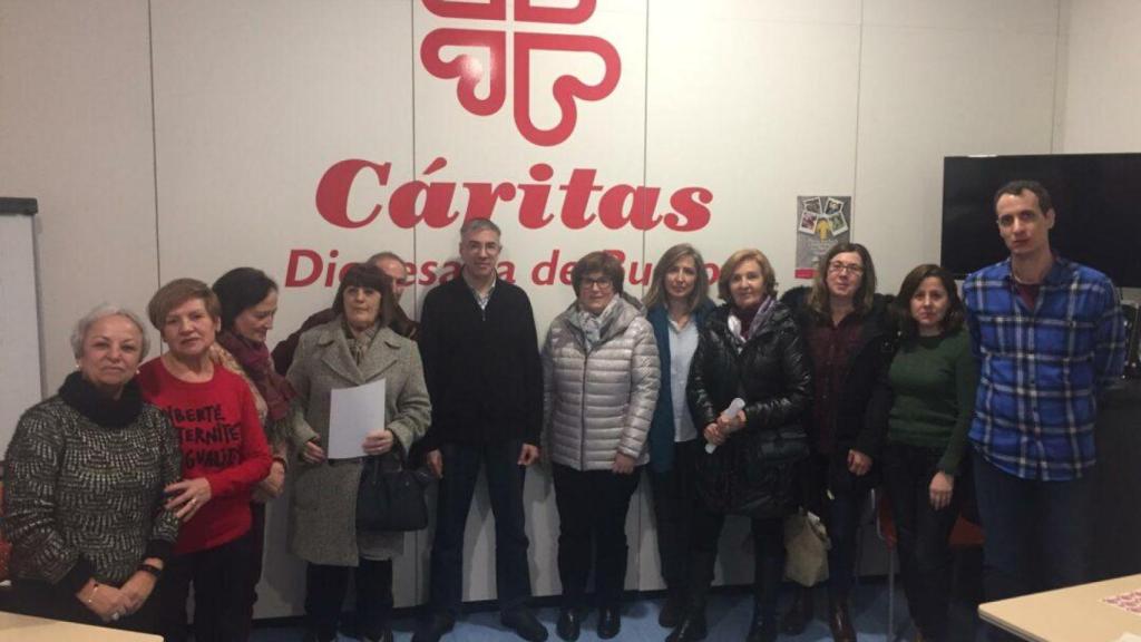 Miembros de Cáritas Burgos