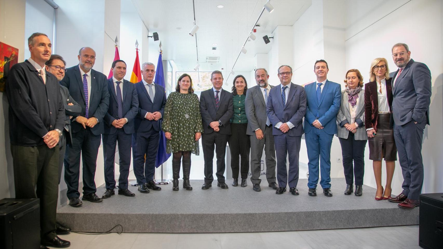 Firma del convenio. Foto: JCCM.