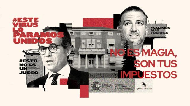 Francesc Vallés, secretario de Estado de Comunicación y su número dos, José Manuel Nevado.