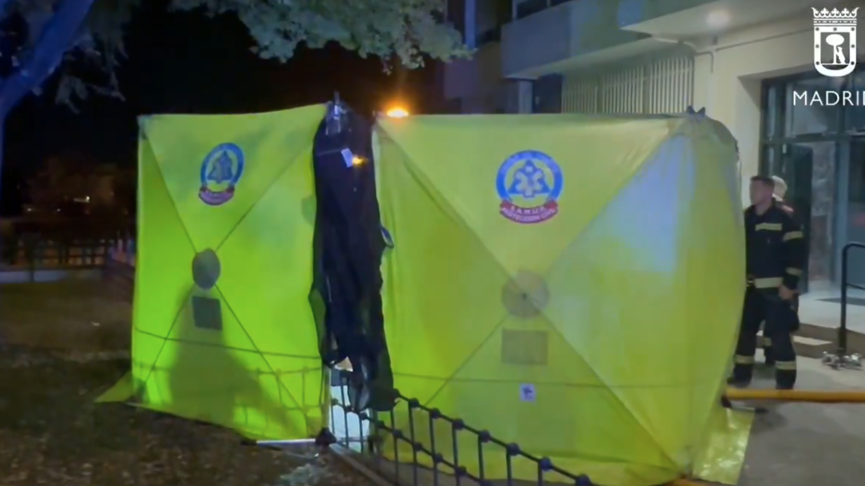 Imagen del bloque de viviendas de El Pardo donde se han producido los hechos.