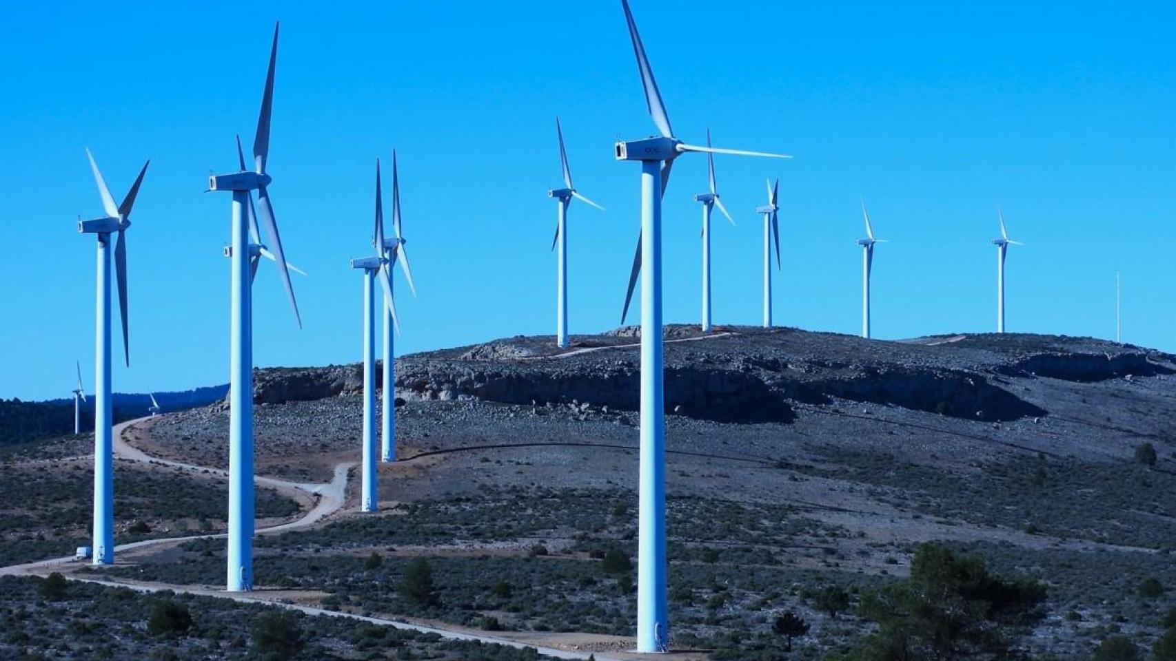 Un parque eólico de Iberdrola.