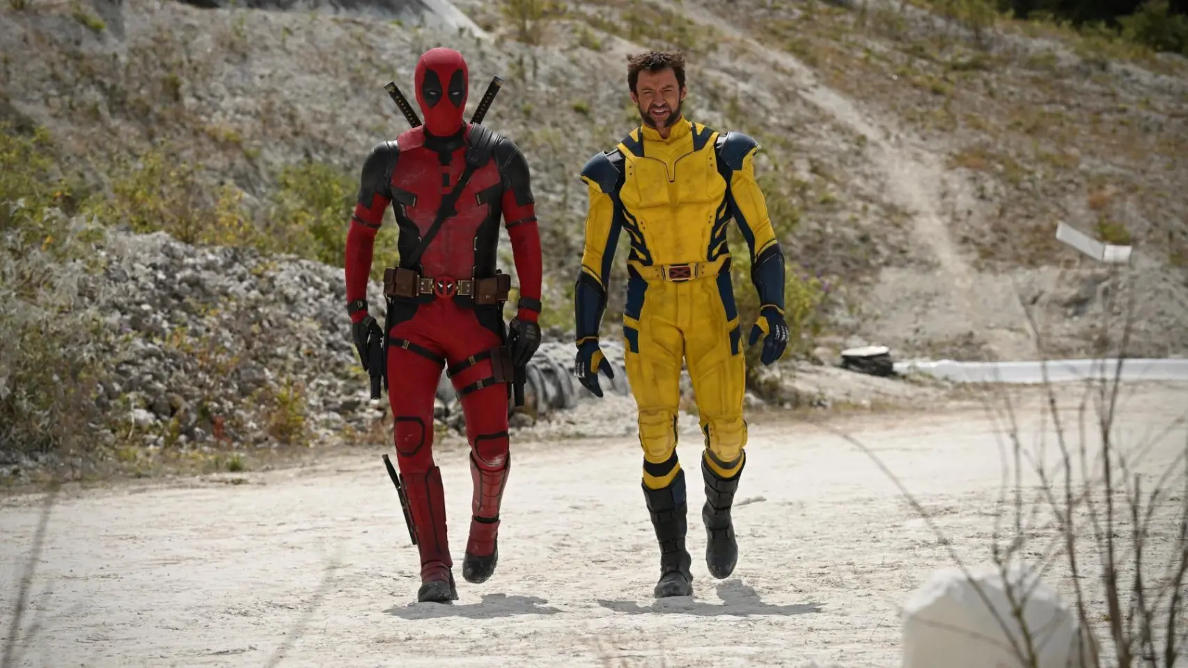 Escena de Deadpool y Lobezno.