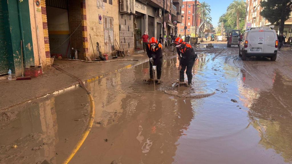 Protección Civil de Zamora en Paiporta (Valencia)