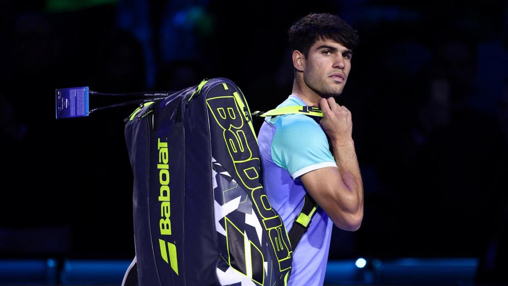 Carlos Alcaraz, en las ATP Finals