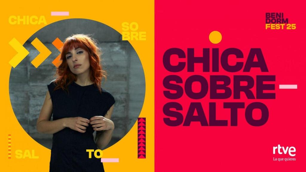 Chica Sobresalto en la foto promocional del Benidorm Fest 2025.