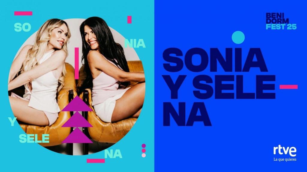 Sonia y Selena en la foto promocional del Benidorm Fest 2025.