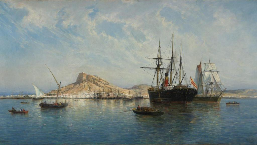 La rada de Alicante, de Rafel Monleón (1881).