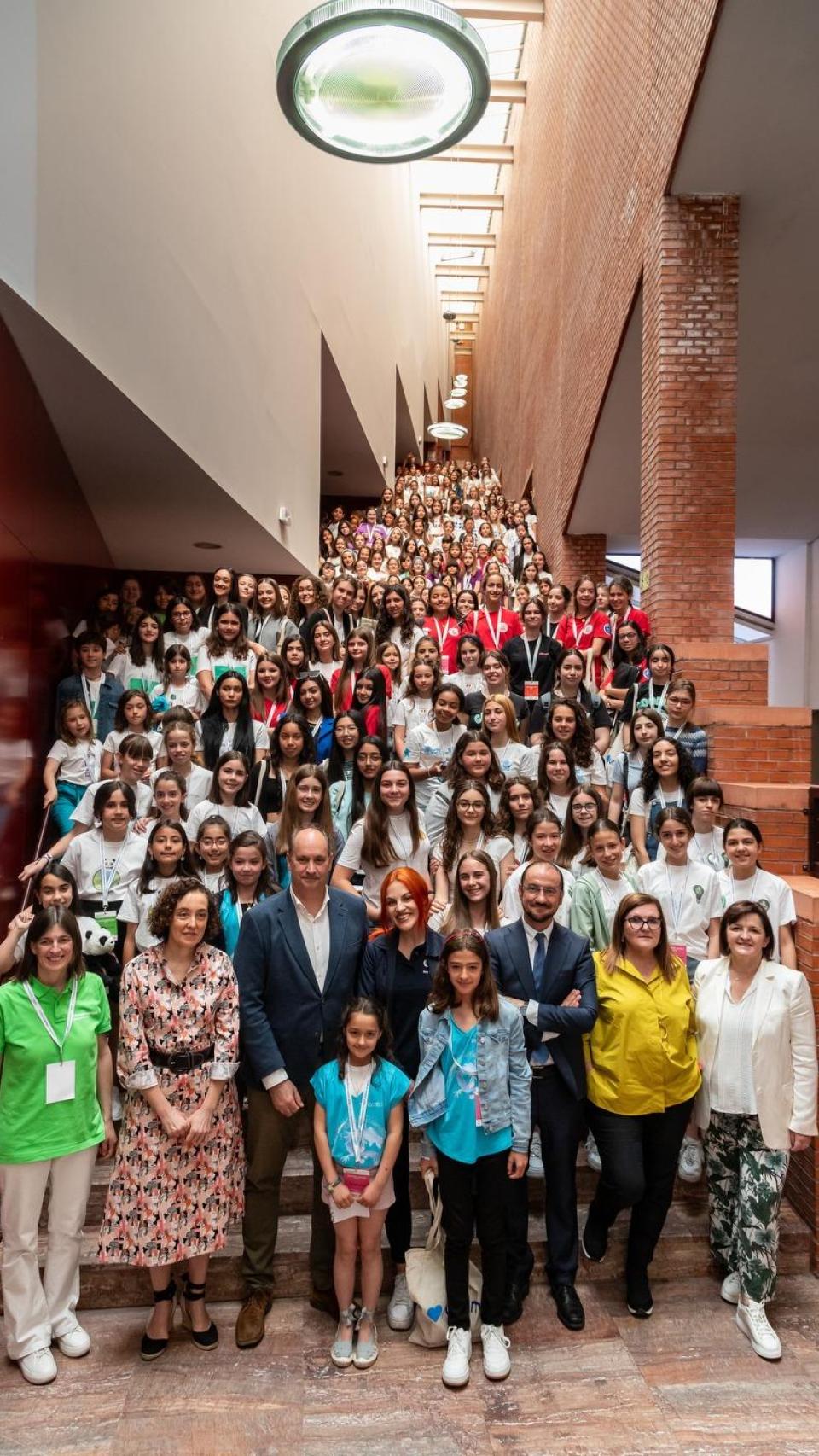 Todas las asistentes a la final regional de la UC3M.