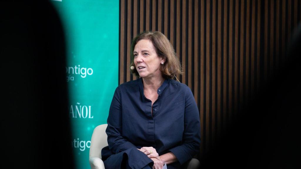 Ana Luisa Mínguez, socia de ACE (Asociación de Consumidores de Electricidad) en la Jornada Reindustrializar España gracias a la energía verde organizada por El Español.