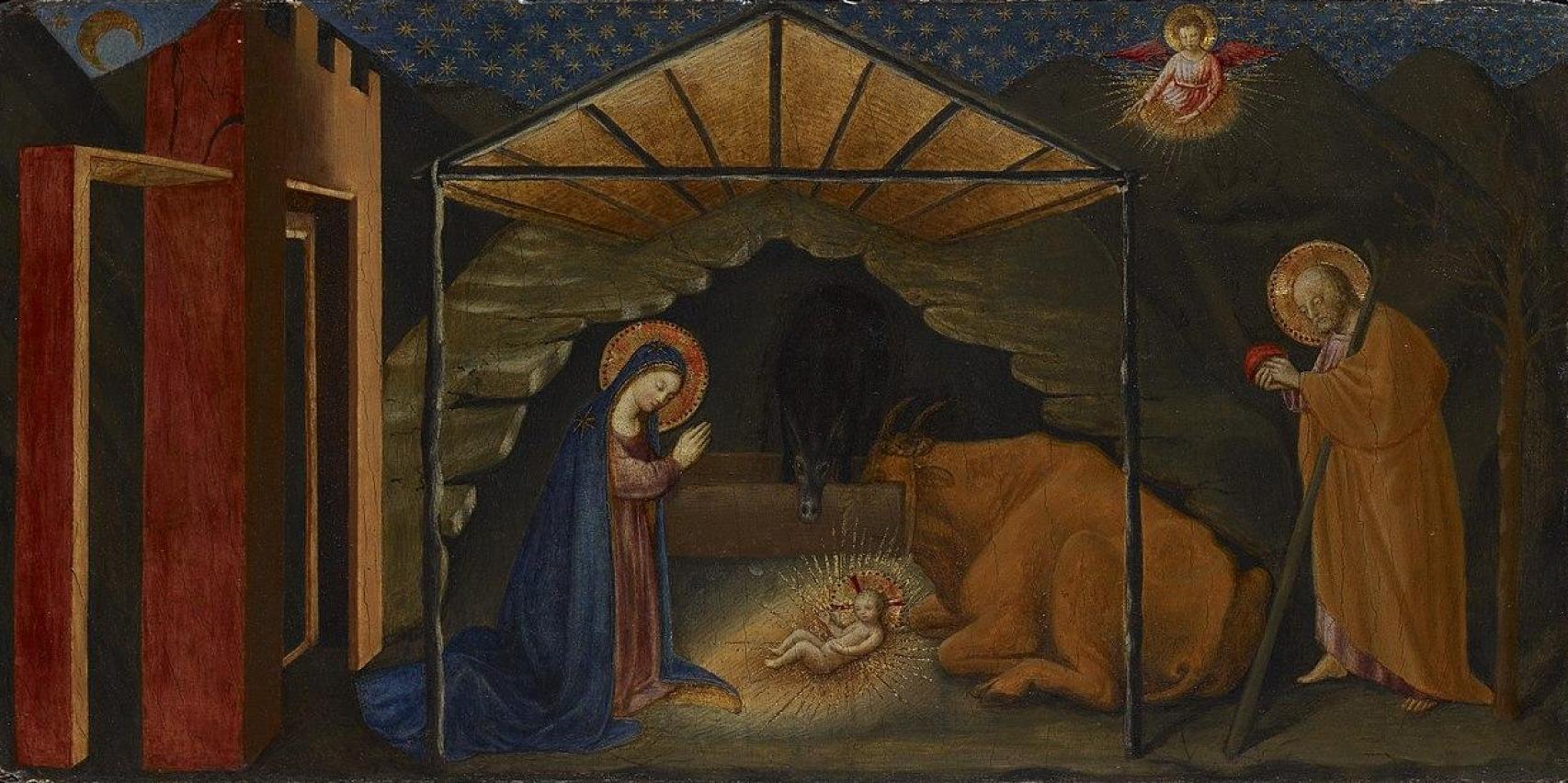 'La Natividad'. Discípulo de Fra Angelico, siglo XV.