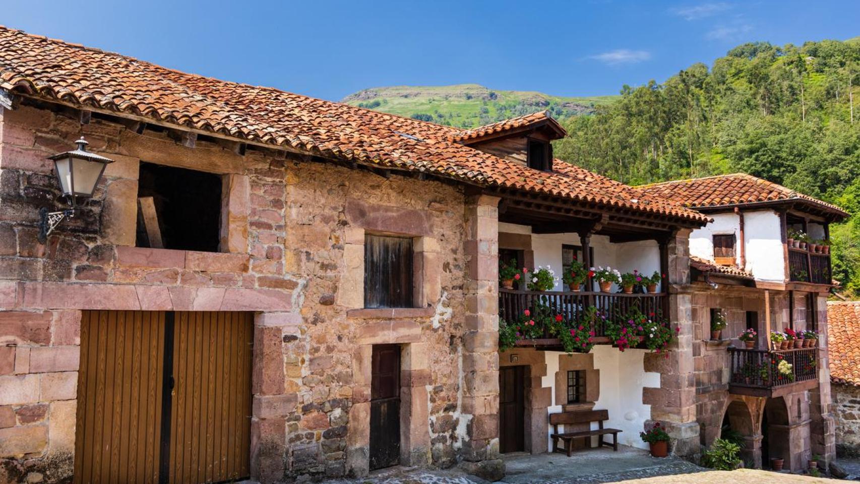 Casas de piedra antiguas.