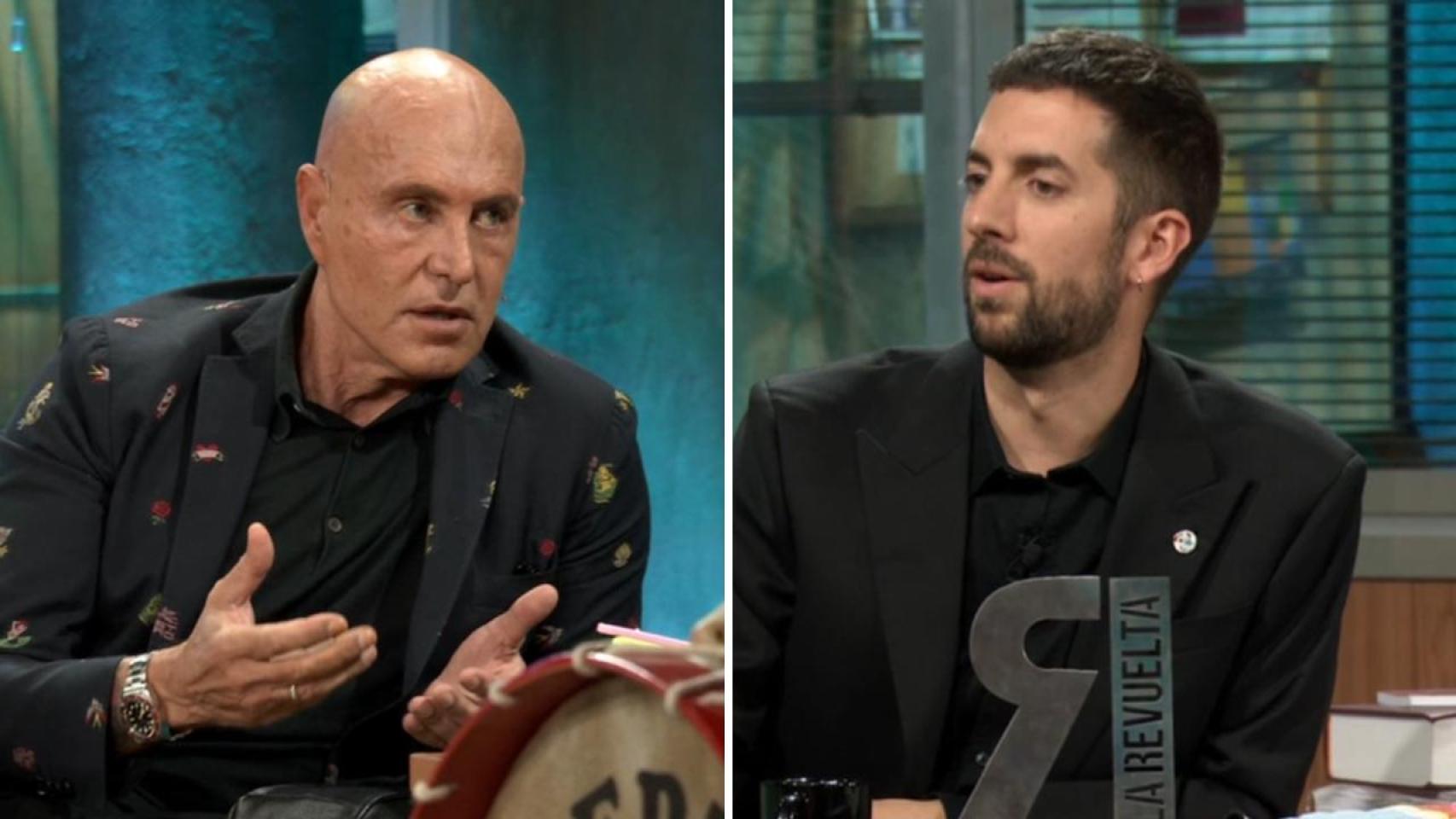 Kiko Matamoros y David Broncano, en 'La Revuelta'